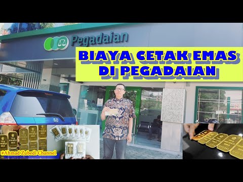 BIAYA CETAK EMAS BATANGAN DI PEGADAIAN