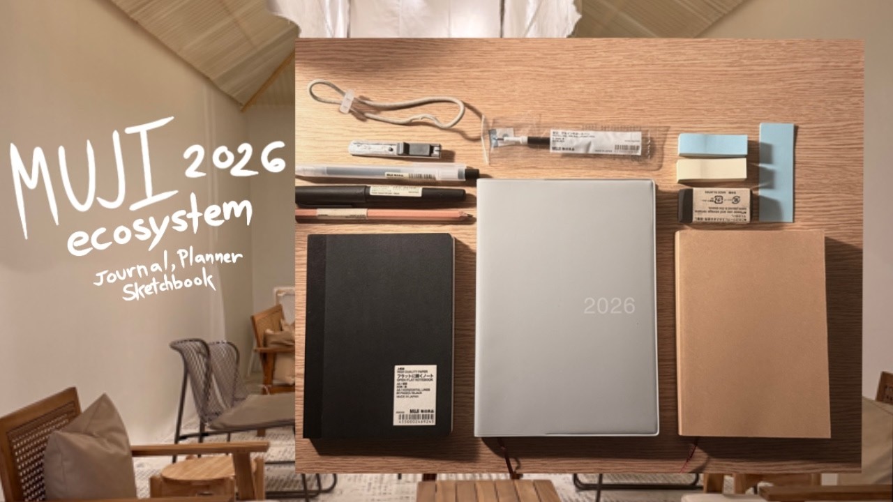 My Muji Ecosystem 2026 - Journal, Planner, Sketchbook