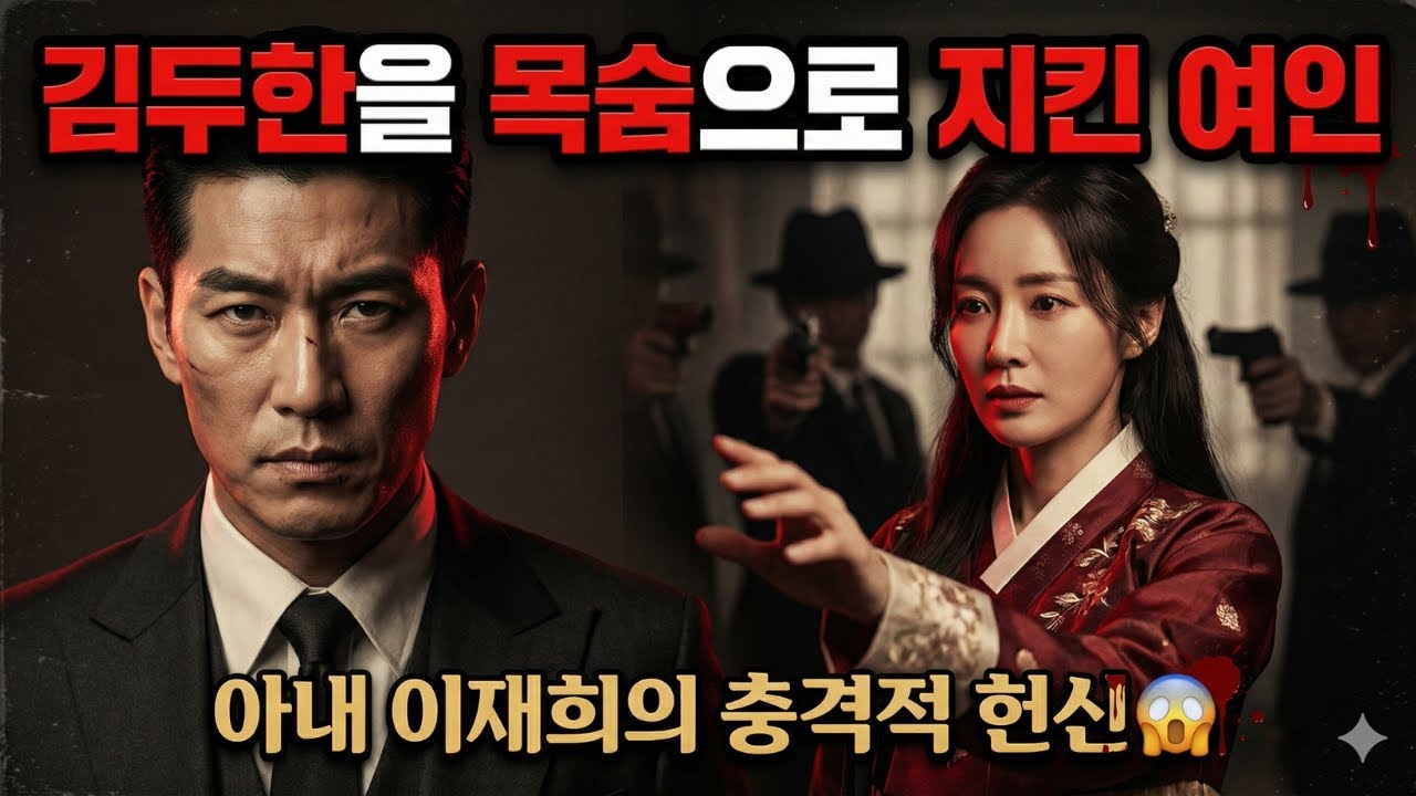 김두한을 목숨으로 지킨 여인 😱 아내 이재희의 평생 헌신과 암살 위기 실화