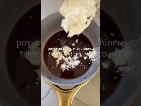 Healthy Chinese Takeout tap 3 dots above for description plantbased healthyrecipes veganfood