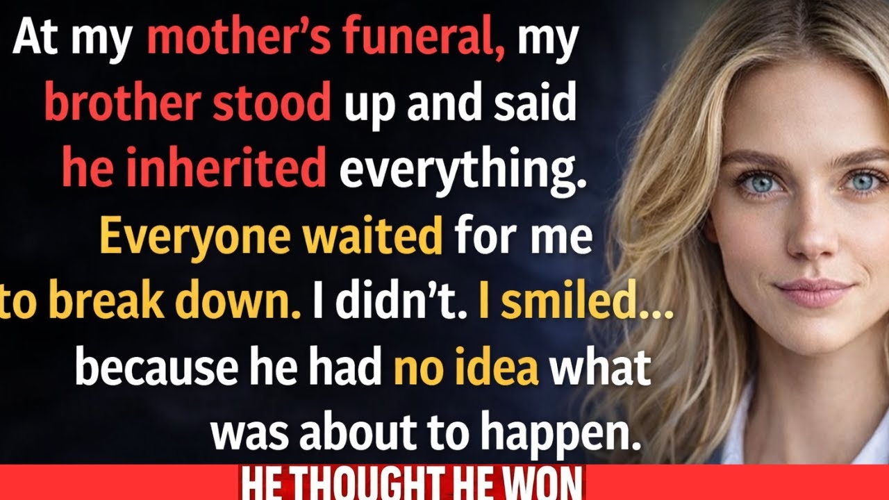 My Brother Said He Inherited Everything After Mom Died — I Smiled