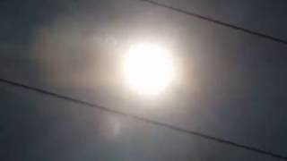 Partial solar eclipse in california