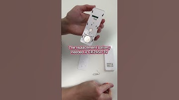 Changing Battery for Roller Shade Motorized Remote #tech #rollershades #motorizedshades