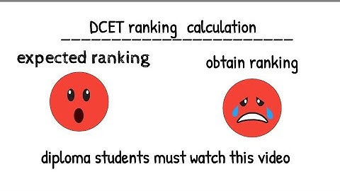 How to calculate dcet rank 2021 | DCET RANK CALCULATION PROCEDURE 2021 | KEA | KARNATAKA for diploma