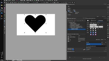 How to make quick heart in inkscape