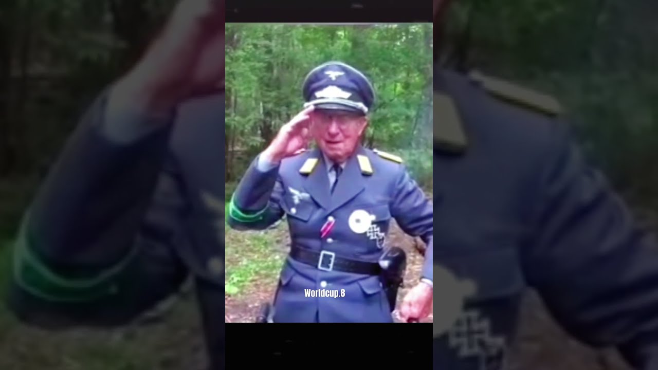 Usa commander meets German veteran  shorts  ww2  viral  edit