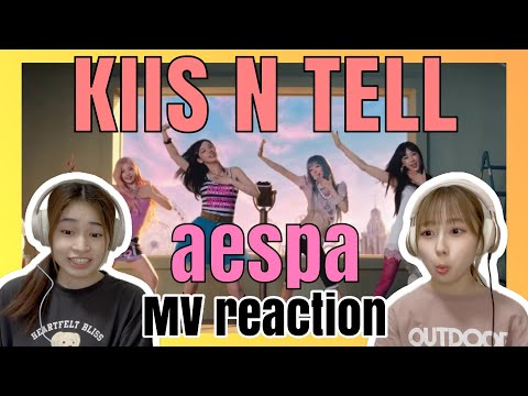 aespa(에스파) "KISS N TELL" MV Reaction【しーまい】