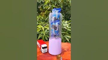 OREO MILK SHAKE IN MINI BLENDER !!!#asmr #oreo #milkshake #shortsviral #blender
