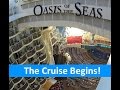 Sail Away & Dinner! First Night on the Oasis of the Seas [Cruise Vlog ep4]
