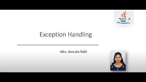 Exception Handling in java with Demo and MCQ