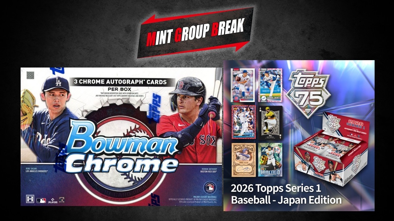 4「2026 TOPPS SERIES 1 JAPAN EDITION + 2025 BOWMAN CHROME BREAKER