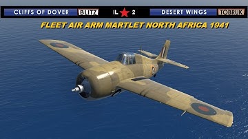 Best Feel For The Game FAA Martlet in Action Desert Wings #cliffsofdover