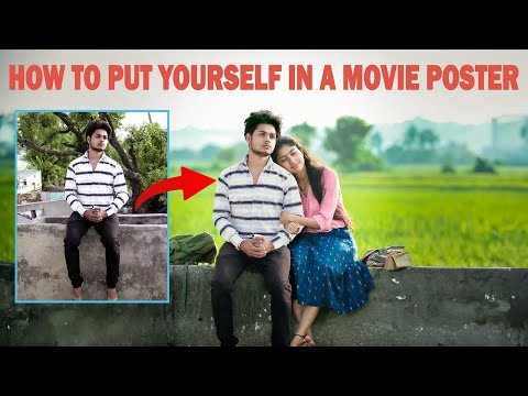 Put yourself in a movie poster - Photoshop Photo Editing Manipulation  @TapashEditz