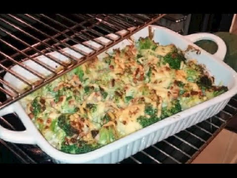 How to make Low Carb Broccoli, Ham and Dijon Au Gratin