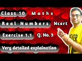 🥰❤️ Maths Ncert Class 10 Exercise 1.1 | Q.No. 3 ❤️🥰 Competitive Exam Maths ❤️🥰#viral #trending❤️🥰