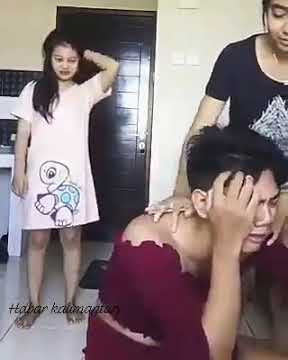 Video lucu banci nangis dikasih CD