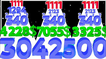 Number Merge Run vs Number Run 3d - Math Game, ASMR Gameplay (Part-1)