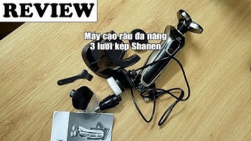 Review Máy cạo râu đa năng 3 lưỡi kép Shanen - Cạo cực êm, Sát, Chống nước