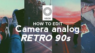 VSCO TUTORIAL | CARA EDIT FOTO CAMERA ANALOG ℝ𝕖𝕥𝕣𝕠 𝟡𝟘𝕤 PRESET screenshot 4