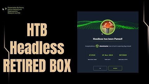 Headless HTB Retired