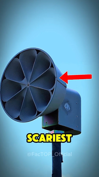 ⚠️This SIREN Means a NUCLEAR ATTACK is Coming🚨 | #shorts | #siren | #emergency