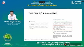 Cập nhật tiêu sợi huyết trong điều trị Đột quỵ não theo Hướng dẫn Bộ Y Tế 2024