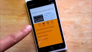 Wikipedia for Windows Phone review