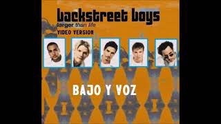 BACKSTREET BOYS LARGER THAN LIFE VIDEO VERSION BAJO Y VOZ