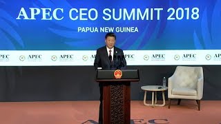President Xi highlights openness and cooperation at APEC CEO meeting
