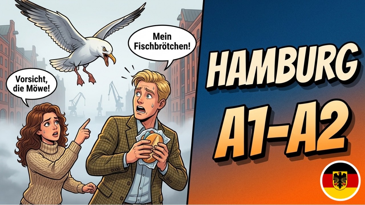 Прекратите переводить в уме!  Быстро выучите немецкий язык на уровне A1-A2 с помощью этой истории из