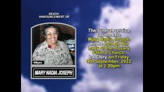 Mary Nadia Joseph medium