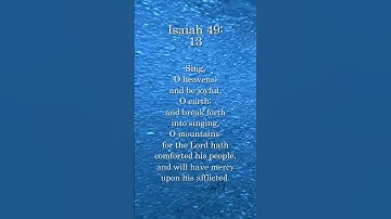 Thumbnail of Isaiah 49: 13