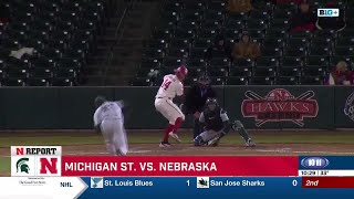 Case Sanderson’s walk-off homer lifts Nebraska past Michigan State in Big Ten opener