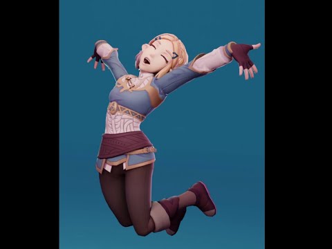KYN Dance From TikTok With Zelda 3D Animation