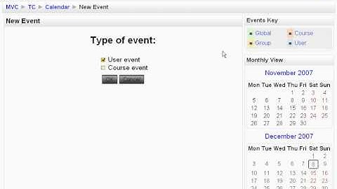 Moodle Calendar Use and Export