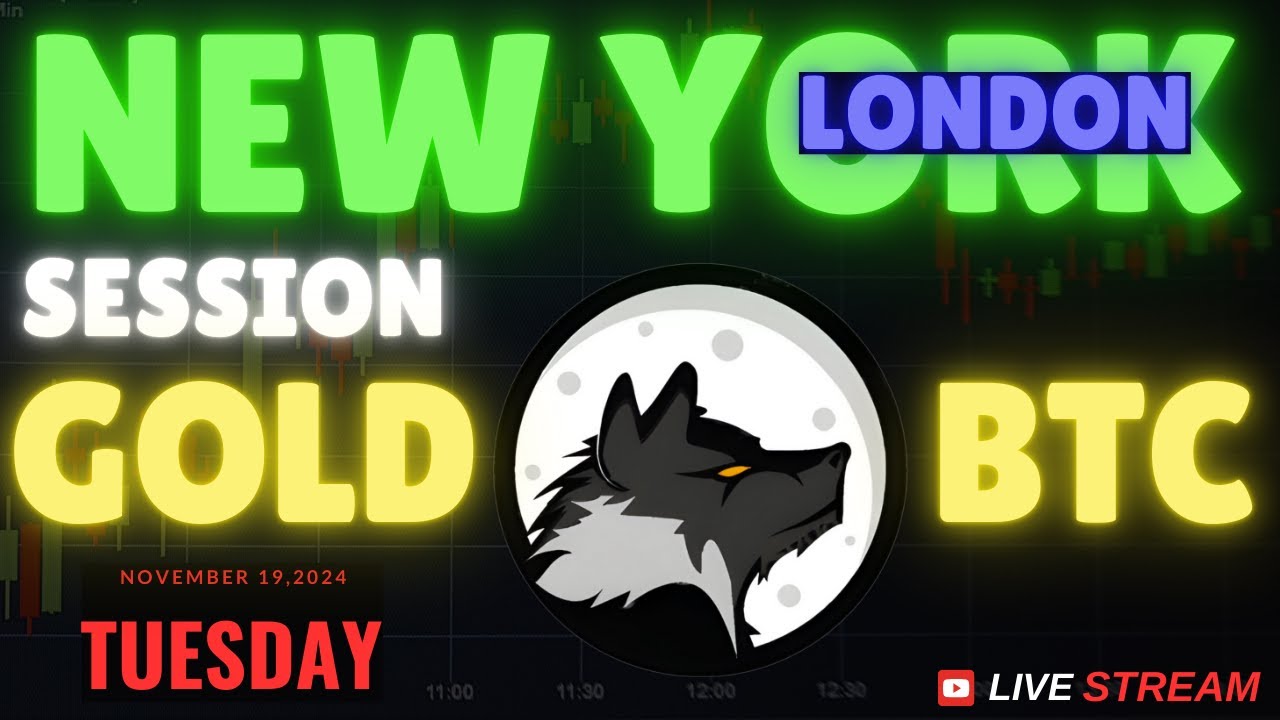 LIVE FOREX TRADING | GOLD BTC | NEW YORK SESSION SCALP (19/11/24) #btc ...
