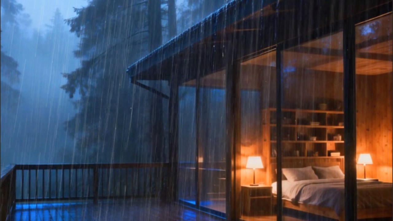 2 Hours Peaceful Rain Sounds for Stress Relief