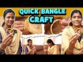 Silk thread bangle craft   do it yourself   inis moms magic