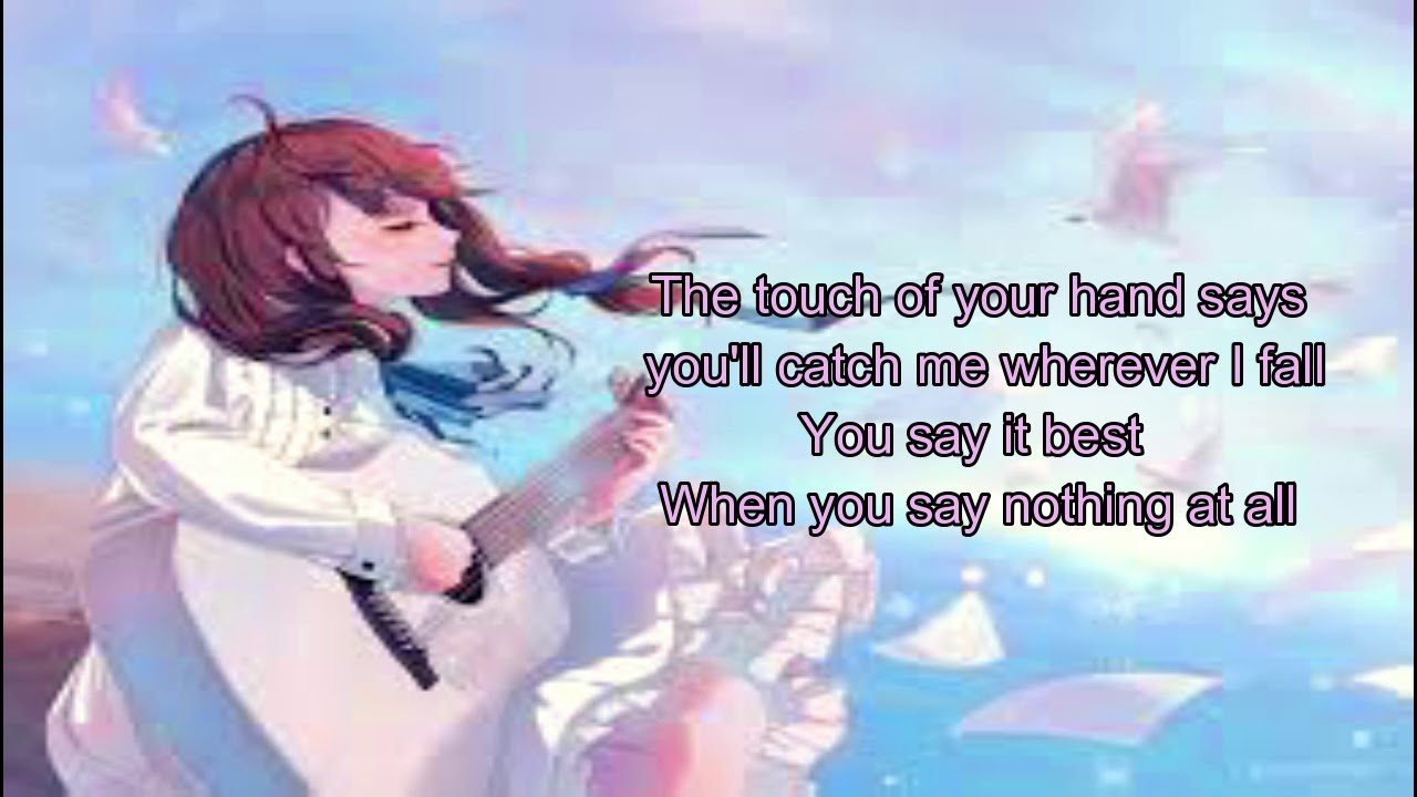 Nightcore - When you say nothing at all (Acoustic Girl Version)