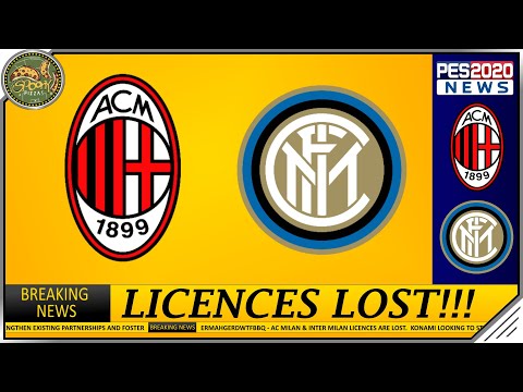 Video: PES Zaudē AC Milan Un Inter Milan Licences