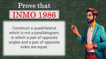 Magic Masala Maths | Geometry | Construction | Easy solution | INMO 1986 | 008