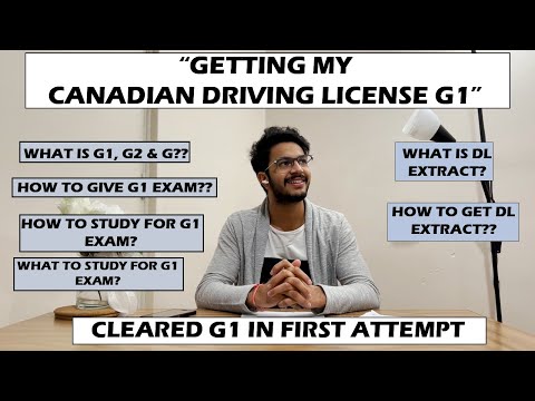 Video: Ko jūs varat darīt ar g1 Ontario?