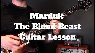 Marduk - The Blond Beast Guitar Lesson