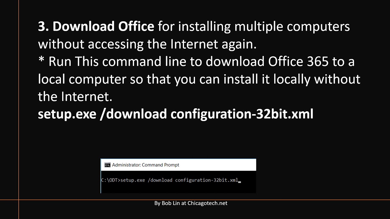 How to use Office Deployment Tool ODT to install Office - YouTube