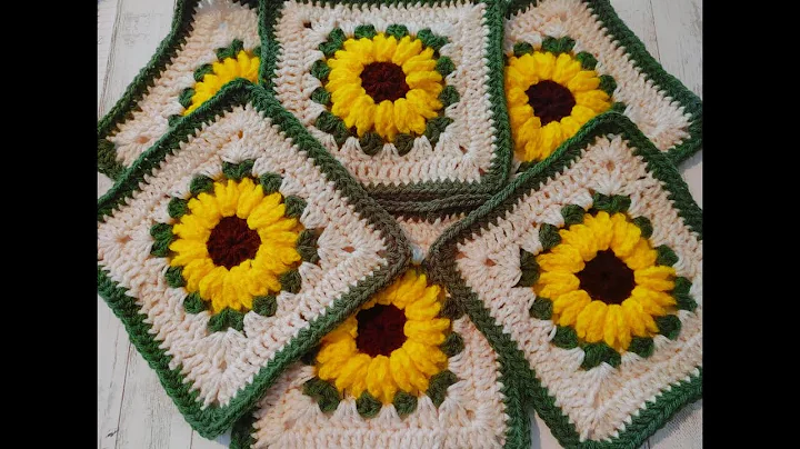 Learn to Crochet a Beautiful Sunflower Granny Square