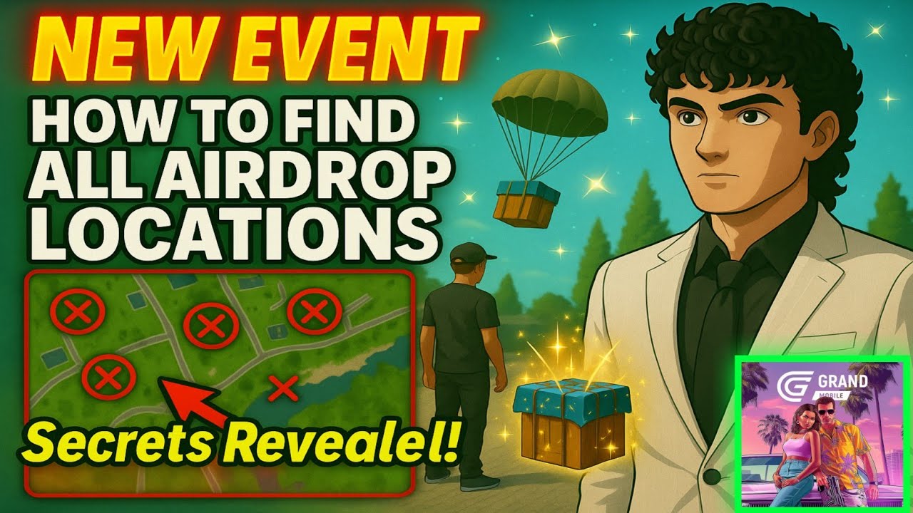 🔥 НОВОЕ СОБЫТИЕ! Как найти места выдачи Airdrop в Grand Mobile RP Life Simulator (секреты раскрыты!)