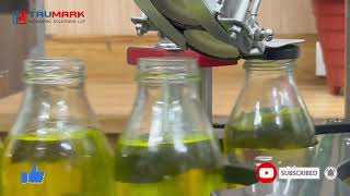 Automatic lug capping machine milk jam and water 
