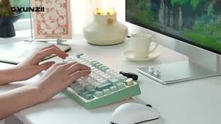 [Typing sound] YUNZII B75 Pro Matcha Green with Milk V2. Buttery smooth, soft and creamy. 🍵🥛 screenshot 5