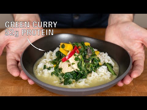 Thai Green Curry with 52g of Protein