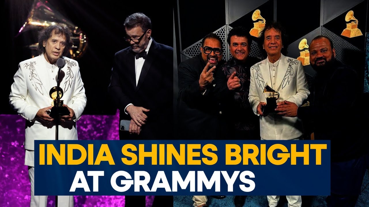 Grammy Awards 2024 India Shines Bright; Shankar Mahadevan, Zakir